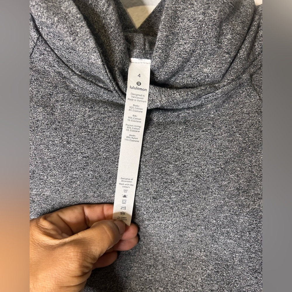 Lululemon Heathered Gray Pullover - image 4